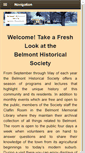 Mobile Screenshot of belmonthistoricalsociety.org